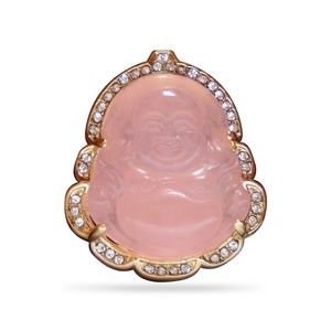 Buddha Lapel Pin - Pink
